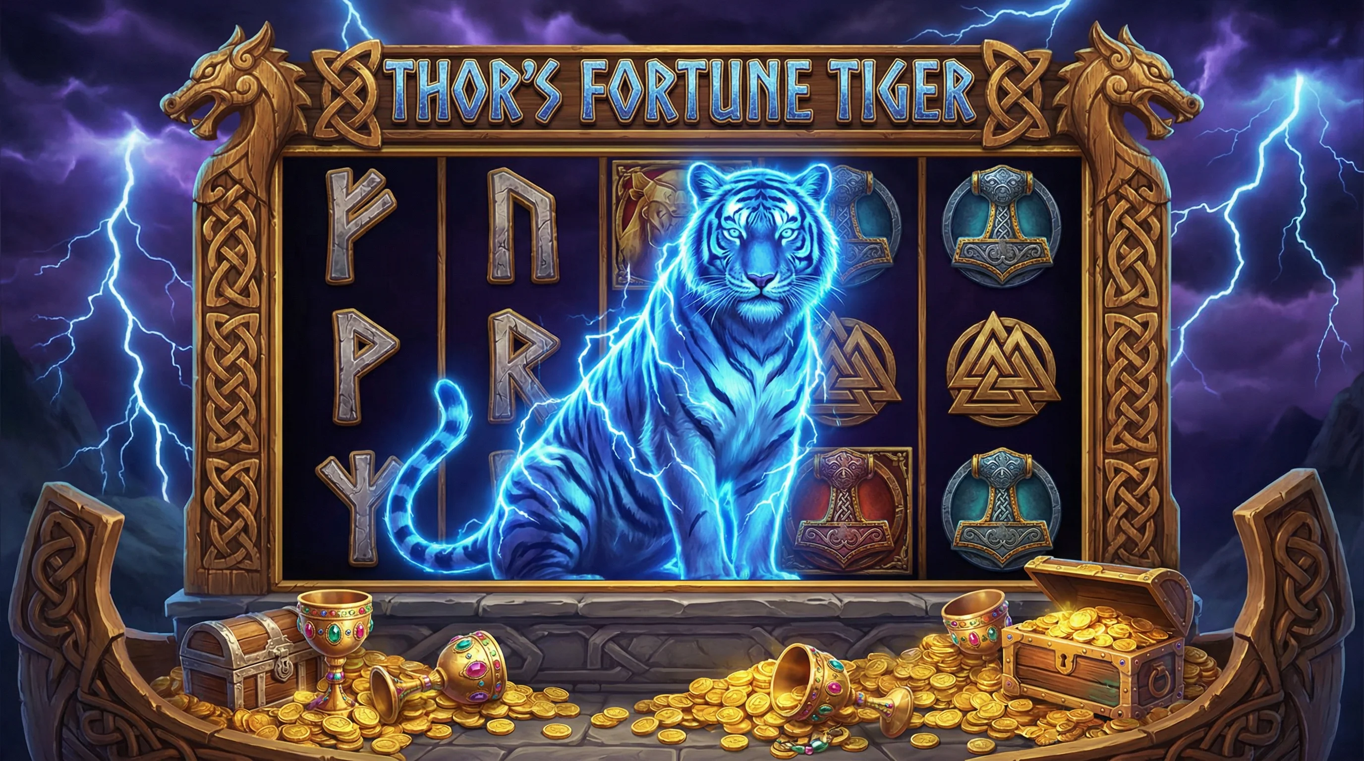 Fortune Tiger con rayos